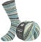 LANA GROSSA Cool Wool 4 Socks Print | Bedrucktes Merino-Sockengarn aus mehrfach verzwirnten Einzelfäden | Handstrickgarne aus 75% Schurwolle (Merino) | 100g Wolle zum Stricken & Häkeln | 420m Garn