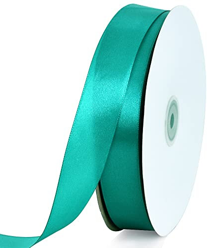 Satin Geschenkband Weihnachtsrot Burgunder 4cm x 91m, 1 Rolle Schleifenband für Geschenkverpackung und Partydekoration, Hochwertiges Geschenkband für Weihnachtsgeschenke Geburtstagsparty
