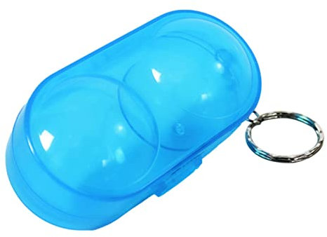 fanelod Pong Ball Case - Pong Ball Storage Case for Children,Table Tennis Ball Container Box with Key Chain Table Tennis Accessories Easy Storage Table Tennis Ball Container