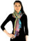 NELUHA Pashmina Schal bunt traditionell gemustert für Damen und Herren Schultertuch Tuch 185cm x 70cm Stola regenbogenfarben