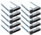 Lot de 10 supports pour disque dur SSD DXD9H 0DXD9H 0DXD9H compatible avec Dell PowerEdge 16ème génération T560 R660 R6615 R6625 R7615 R7625 R760 R760xs R860 R960 HS5611 0 HS56. 20