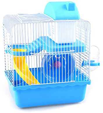 Hamsterkäfig, 2 Etagen, Einfach zu Installierender Hamsterlebensraum für Kleine Haustiere (#1)