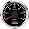 ELING 52 mm GPS-Tachometer 0–120 km/h Kilometerzähler mit 7 Farben Hintergrundbeleuchtung 12 V 24 V für Schiffe Yachten (schwarz+edelstahl, 0-120KM/H)