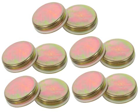 CLISPEED 10 Pièces Bouchon D'étanchéité Pour Bidon D'huile Bouchon Fût 200l De Bonde Avec Revêtement Plaqué Petits De Baril De Fûts En De Bonde En Métal Tambouriner Baril De Pétrole Le Fer