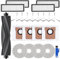 Kit de Accesorios Recambios Compatible con Dreame L10s Ultra /L10 Ultra Aspiradora,1 Cepillo Principal,8 Cepillos Laterales,4 Filtros HEPA,4 Bolsa de Polvo,4 Paños de Limpieza, 1 Cepillo de limpieza
