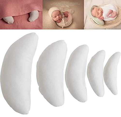 5pcs/set Newborn Beans Pillows Essential Posing Photography Prop Accessories Moon Shaped for New Home Decoration