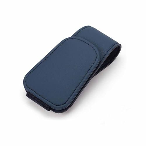 RQLCS Auto Magnetico Visiera Parasole Porta Occhiali per Fiat 500L Living Trekking 595 595C Abarth 600 Linea, Pelle Supporto Portaocchiali Clip Porta Sole Parasole Accessori,C