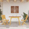 Xichuzi 3-TLG. Garten-Essgruppe Massivholz Akazie, Esstisch Mit Stühlen Set, Gartenmöbel Sitzgruppe, Balkon Möbel, Gartenlounge Set, Terrassenmöbel, Balkonmöbel Set - 366373