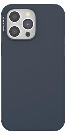 PopSockets iPhone 14 Pro Max Case with MagSafe, Phone Case for iPhone 14 Pro Max, Grip Sold Separately, Wireless Charging Compatible - Navy