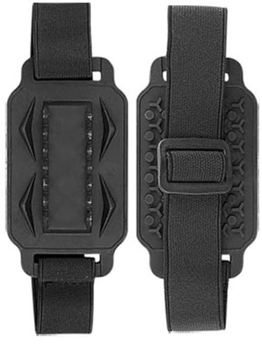 Traktionstunnel Eisgriff Schneegriffe für Rutschfreier Fußtritt Eisstocks Krämpfe Schuhspitzen zum Gehen Bergsteigen