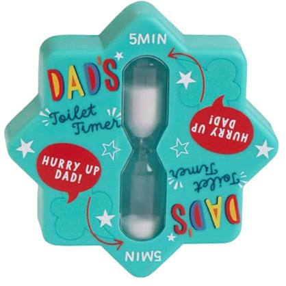 eBoutik - Minuteur de toilette fantaisie pour papa - 5 minutes - Cadeau amusant pour la fête des pères, la salle de bain - Cadeau pour la fête des pères, un anniversaire, etc