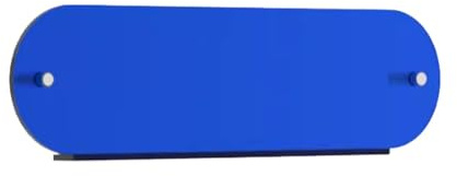 Étagères en acrylique, Étagère murale flottante, organisateur d'affichage(Blue,100cm/39.4in)