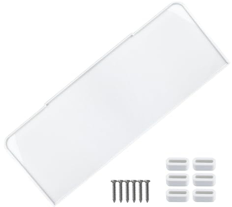 Comfortable Bathroom Toilet Tank Lid Bathroom Decor Accessories 40271 Universal Toilet Tank Replacement Cover（White）