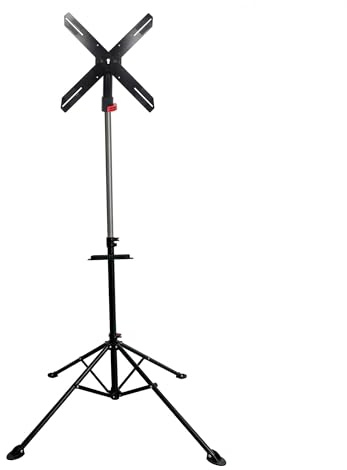 kilo80 Dartscheibe Ständer mit 4 Füßen, mobiler Dartständer höhenverstellbar, für Sisal und elektronische Dartboards, mit Zubehörablage