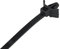 KafTon Push Mount Winged Cable Ties 4.8mm x 100mm Black Car Chassis Fixing Base - Pack of 100