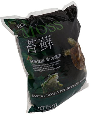 LOVIVER Natürliches Terrarium Moos, Schildkröten Tank Terrarium, 1000g