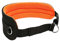 LASALINE Canicross Gürtel Bauchgurt für Hundeleine Dogtrekking Gürtel in Schwarz Neonorange