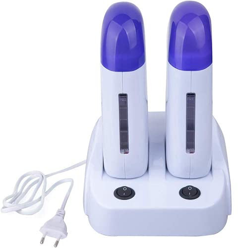 Joody - Scaldasalviette a cera professionale elettrico, doppia cartuccia, riscaldatore cera depilazione, Wax macchina, per uomo e donna, Unisex Adulti