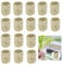 20 Pcs Rockwool Starter Plugs Hydroponic Seedling Blocks Soilless Cultivation Compress Base for Cuttings, Plant Propagation