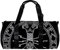 Runde Sporttasche mit abnehmbarem Schultergurt, Thor's Hammer Mjollnir und skandinavische Trainings-Handtasche für Damen und Herren