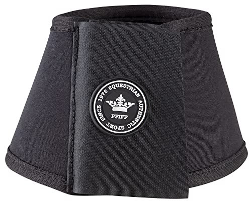PFIFF 102998 Jumping Bells, with Neoprene Velcro Closure, 1 Pair Black XXL