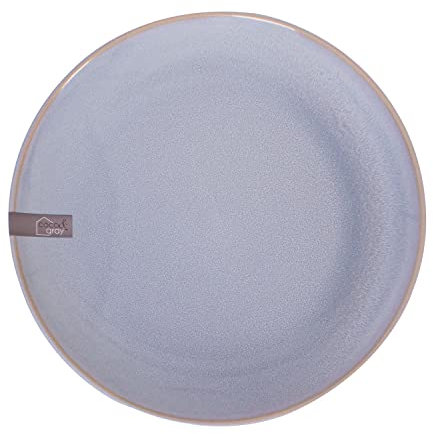 RSW Stoneware Side Plate Round Glaze Serving Salad Pizza Snack Picnic Tableware Erving Plates Set White Large Sets Ceramic inch Small Plastic Porcelain China Black Square, Green,white