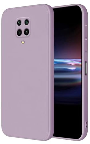HONLEN Custodia Compatibile con Redmi Note 9S / Note 9 Pro (6.67 Inches) Morbida Liquido TPU Silicone Case Protettiva, Antiurto in Antigraffio Cover Protettiva