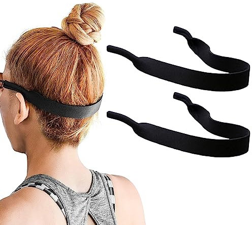 PLABBDPL 2 Pcs Néoprène Cordons à Lunettes, Support Sangle Universal Porte-Lunettes de Sécurité et Mode pour Lunettes de Soleil pour Les Enfants, Les Hommes, Les Femmes