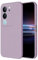 HONLEN Hülle für vivo V29 5G Schutzhülle Case, (6.78 Inches) Liquid TPU Silicone Handyhülle mit Fallschutz Silikon Cover Gras lila