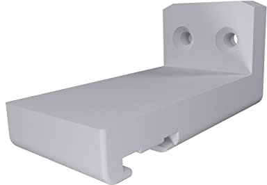 fossi3D Wandhalterung kompatibel für NERF Blaster Spielzeug Pistole Halter - Weiß