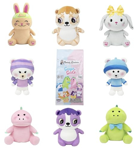 Moriah Elizabeth Mystery Plush – Jungs & Gals, YouTube Craft Channel, Blind Box, 1 von 8 möglich, offizielles Merch, 1 Stück, Stile können variieren