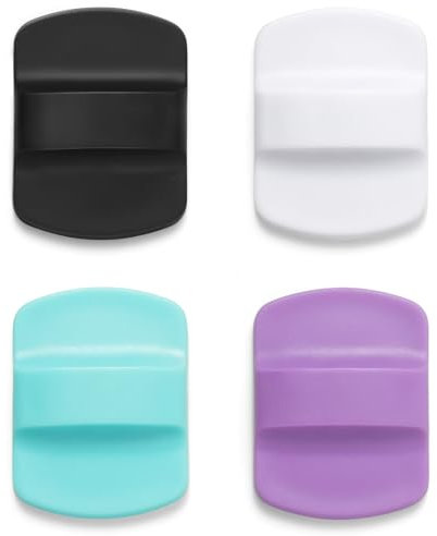 Magnetic Slider for YETI Lid,Compatible with YETI Rambler 8 oz,10 oz,14 oz,16 oz,20 oz,24 oz,30 oz Lids(Black, White, Seafoam, Purple) 4 Pack