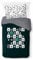 Jay Franco Minecraft Creeper Schachbrettartig 100% Baumwolle Bettwäsche Set Bettbezug Set für eine Person - Inklusive 50 x 70cm Kopfkissenbezug