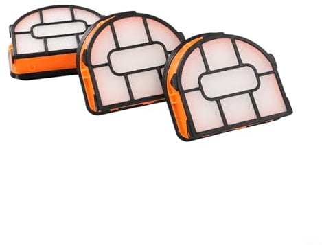 Filter-Ersatzteil für Shark WDB1F2 AW201 WD201 WD100 für HydroVac 3-in-1 Staubsaugerzubehör, Staubsaugerfilter-Ersatzteil (3 Stück)