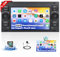 CAMECHO Android 13 GPS Autoradio 2Din für Ford Transit Fiesta Galaxy Fusion Kuga C-Max S-Max, 7 Zoll Auto Bildschirm Radio mit WiFi GPS Bluetooth Mirror Link FM/RDS SWC EQ + AHD Rückfahrkamera&MIC
