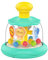 Spinners for Babies | Baby Spinner Toy | Cartoon Push and Spin Rotating Toy, Fine Motor Skill Learning Toys, 15.2x13.3x13.3cm Rotating Push Toy for Toddler & Sensory Development, Pink & Green
