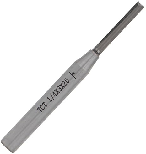 3mm Straight Router Bit for Trimmers Double Flute Straight Bit 1 / 4Inches Shank Trimming Cutter for Woodworking Trimming Cutter for Woodworking
