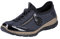 Rieker N3268, Zapatillas sin Cordones Mujer, Black-Pacific-Baltic-Black 01, 41 EU