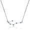 H.ZBRUJ Horoscope Astrology Pendant Necklace Cancer Zodiac Sign 925 Silver Constellation Choker for Women Best Friend Mother Wife Daughter Lover Girlfriend