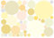 Wandtattoo Loft Wandsticker Kreise-Set, 40 Stück - Pastell Gelb, Wandtattoo Kinderzimmer Deko, Wandsticker Kinderzimmer, Wand Aufkleber Kinder, Punkte Wandtattoo, Babyzimmer Deko, Kinderzimmerdeko