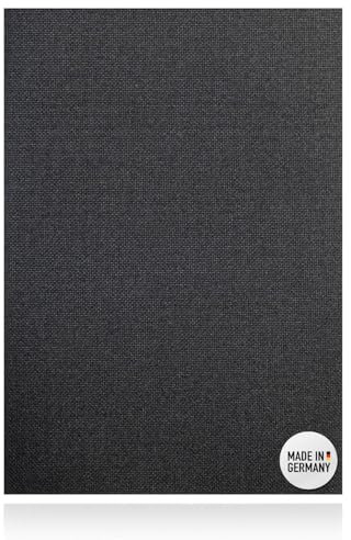 DFS Klett selbstklebend DIN A4 SCHWARZ, 20 x 30 cm Klettverschluss/Klettband als Aufkleber