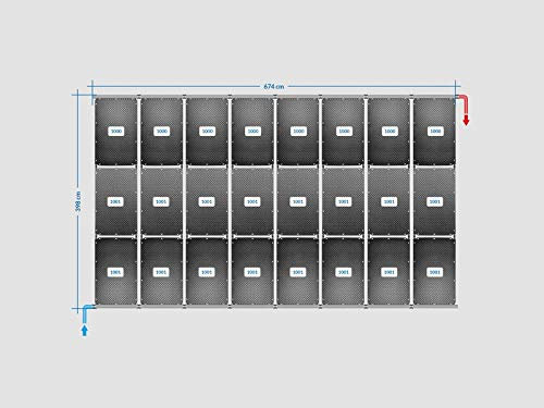 OKU Solarabsorber Pool-Solarheizung Set 48a