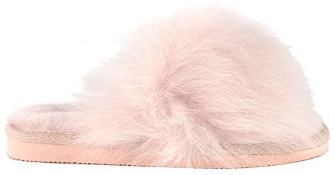 Shepherd Tessan Hausschuhe Slipper Pantoffeln Lammfell, Pink (Rosa 98), EU 36