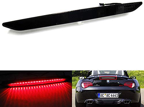 Schwarze Rauchglas Rückraumbremse für den Kofferraum, mittige dritte Bremsleuchte für 2002-09 Z4 E85 M Roadster