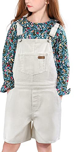 maoo garden Bambina Denim Salopette Bambini Cotone Leggero Salopette Estate Tuta Pagliaccetto 5-6 Anni