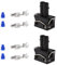ECSiNG 2 Set 2-poliger Weiblicher Verbinder Auto Wasserdichtes Reparaturset 357972752 Blinker Lampenfassung Stecker mit Klemmen und Dichtung