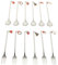 12- Teiliges Weihnachtslöffel- - Set Weihnachtsbesteck Feiertagsgeschirr Besteckset Edelstahl Besteck Geschirr Utensilien- Set für Das Restaurant zu Hause