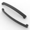 FURNIWARE 10 Pack Cabinet Handles, Hardware Drawer Pulls, Aluminum Kitchen Cabinet Door Handles Pull, Matt Black-192mm(7.6 Inch) Hole Center