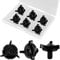 6pcs Motorcycle Helmet Screws, Motorcycle Helmet Visor Screws Helmet Visor Screws Motorcycle Helmet Accessories (Black)