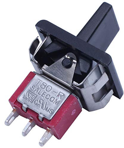 AC 250V/3A 125V/5A SPDT momentaneo 3 posizioni interruttore a levetta T80-R